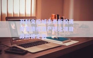 開(kāi)封文投城市更新投資開(kāi)發(fā)債權(quán)資產(chǎn)轉(zhuǎn)讓項(xiàng)目政府債定融